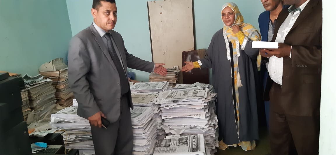 وفد "الهابا" يطلع على مكاتب المجموعة