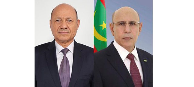 رئيس الجمهورية يهنئ رئيس مجلس القيادة الرئاسي اليمني