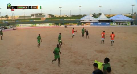 المنتخب الوطني للشاطئية يحجز مقعده في بطولة أمم إفريقيا للشاطئية
